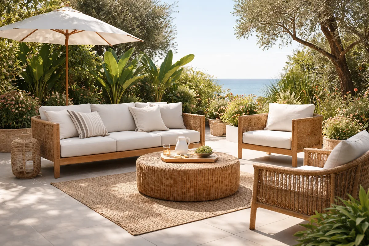 Comment choisir le mobilier pour un espace extérieur ensoleillé