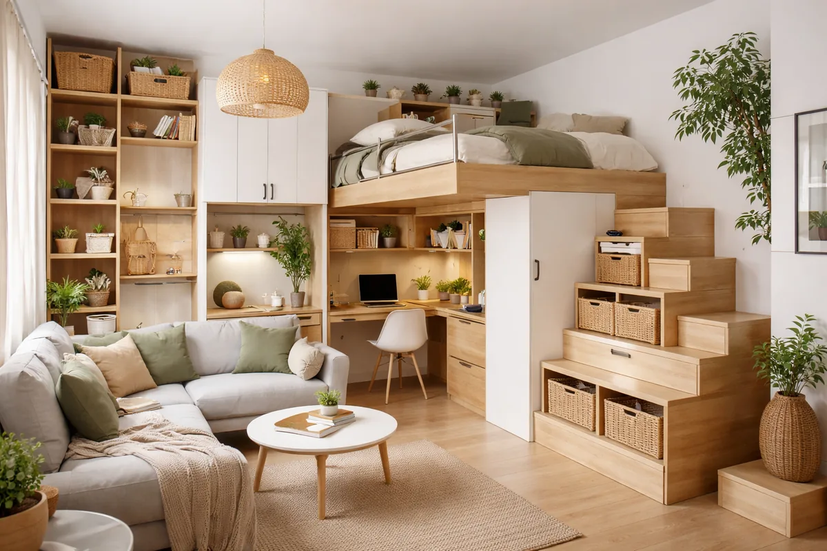 Comment aménager un petit espace de vie pour maximiser le rangement